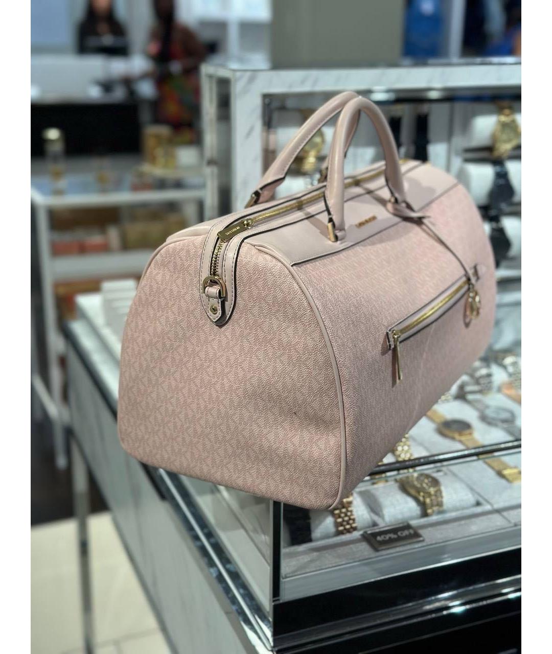 MICHAEL KORS Розовая дорожная/спортивная сумка, фото 2