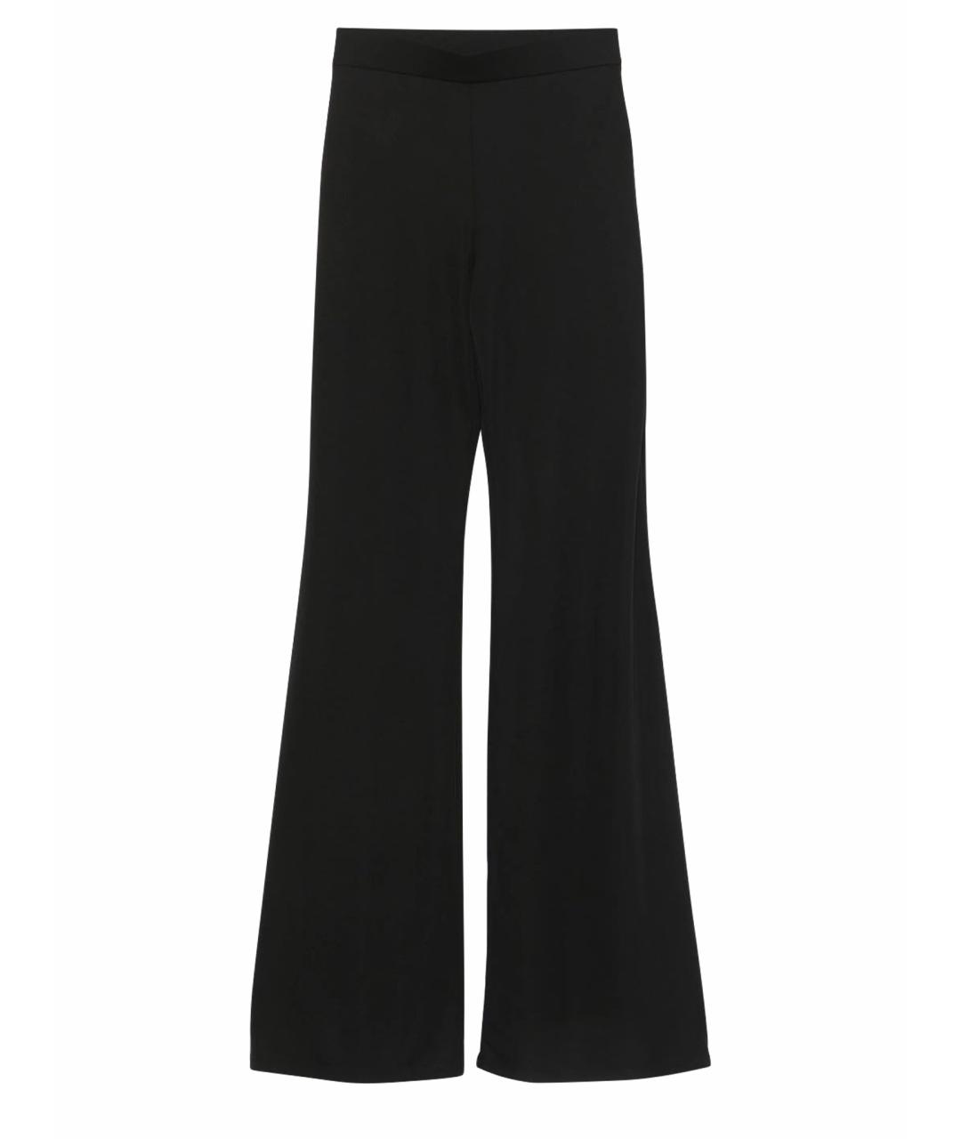 THE ANDAMANE Черные креповые брюки широкие, фото 1