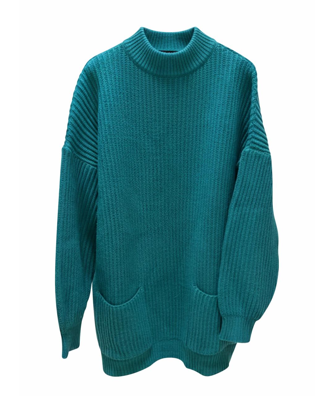 JO NO FUI Бирюзовое повседневное платье, фото 1