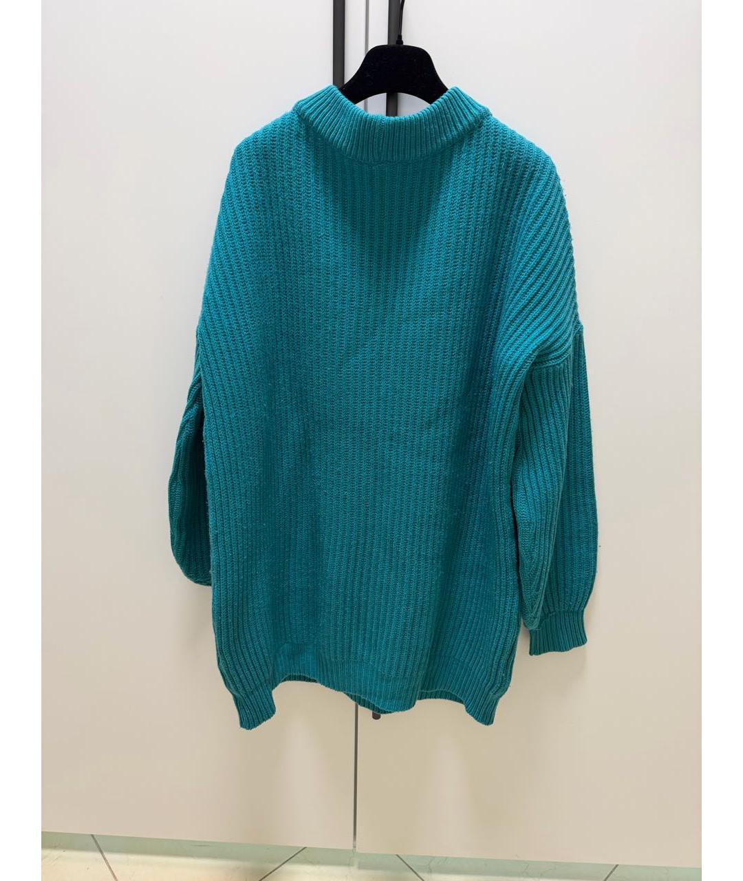 JO NO FUI Бирюзовое повседневное платье, фото 3