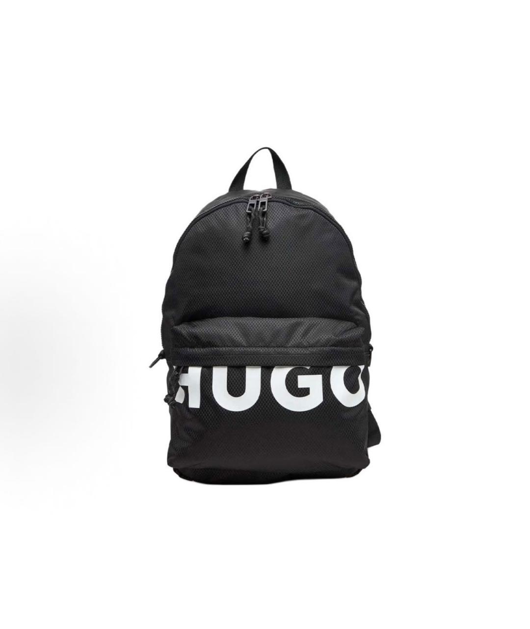 HUGO BOSS Черный тканевый рюкзак, фото 6