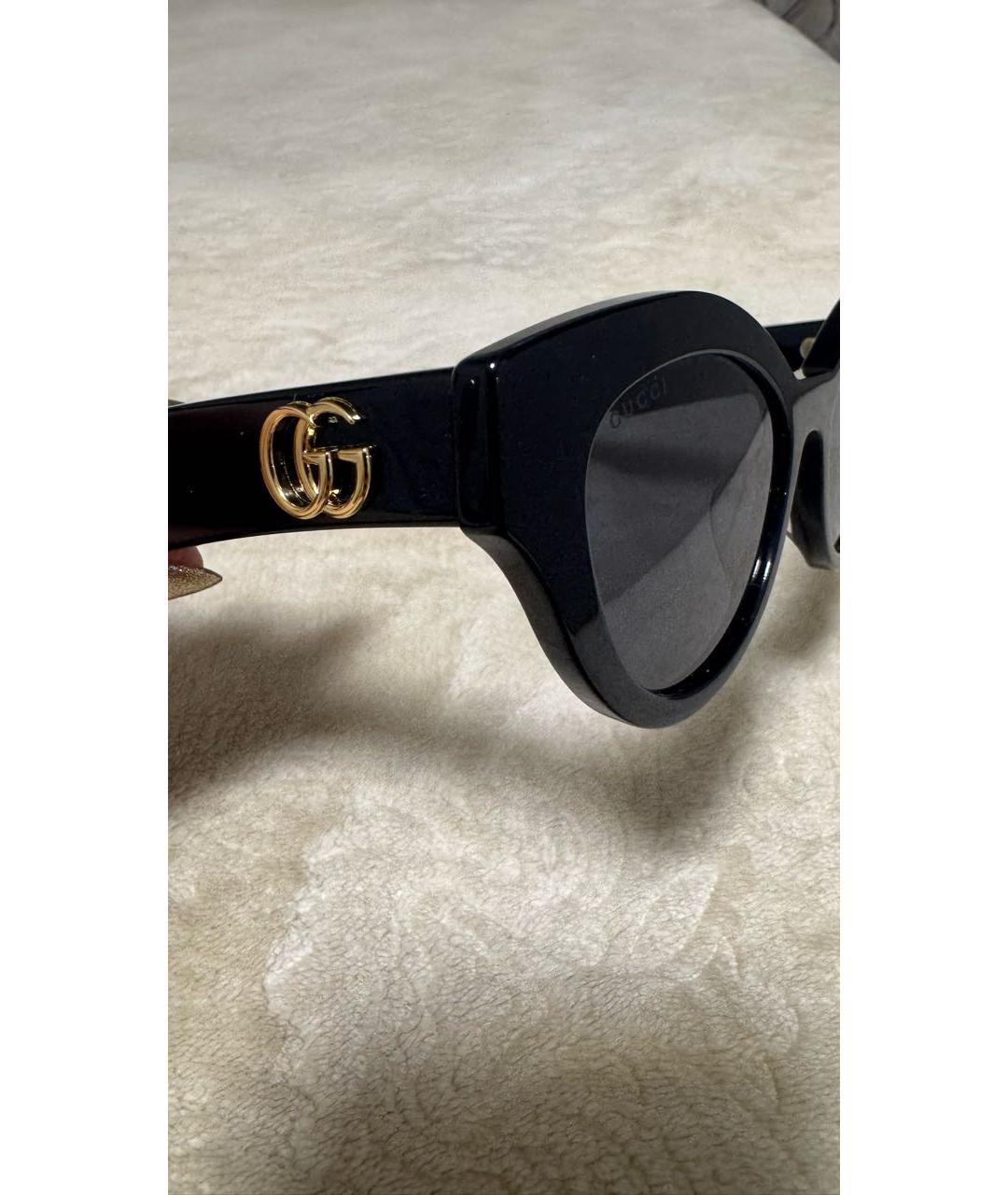 GUCCI Черные солнцезащитные очки, фото 3