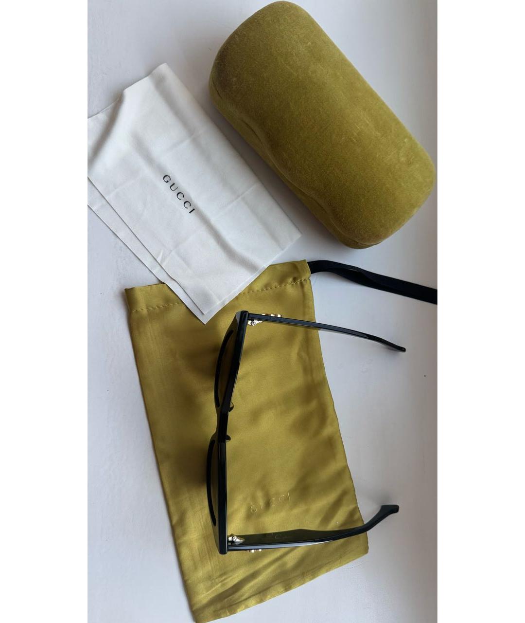 GUCCI Черные солнцезащитные очки, фото 6