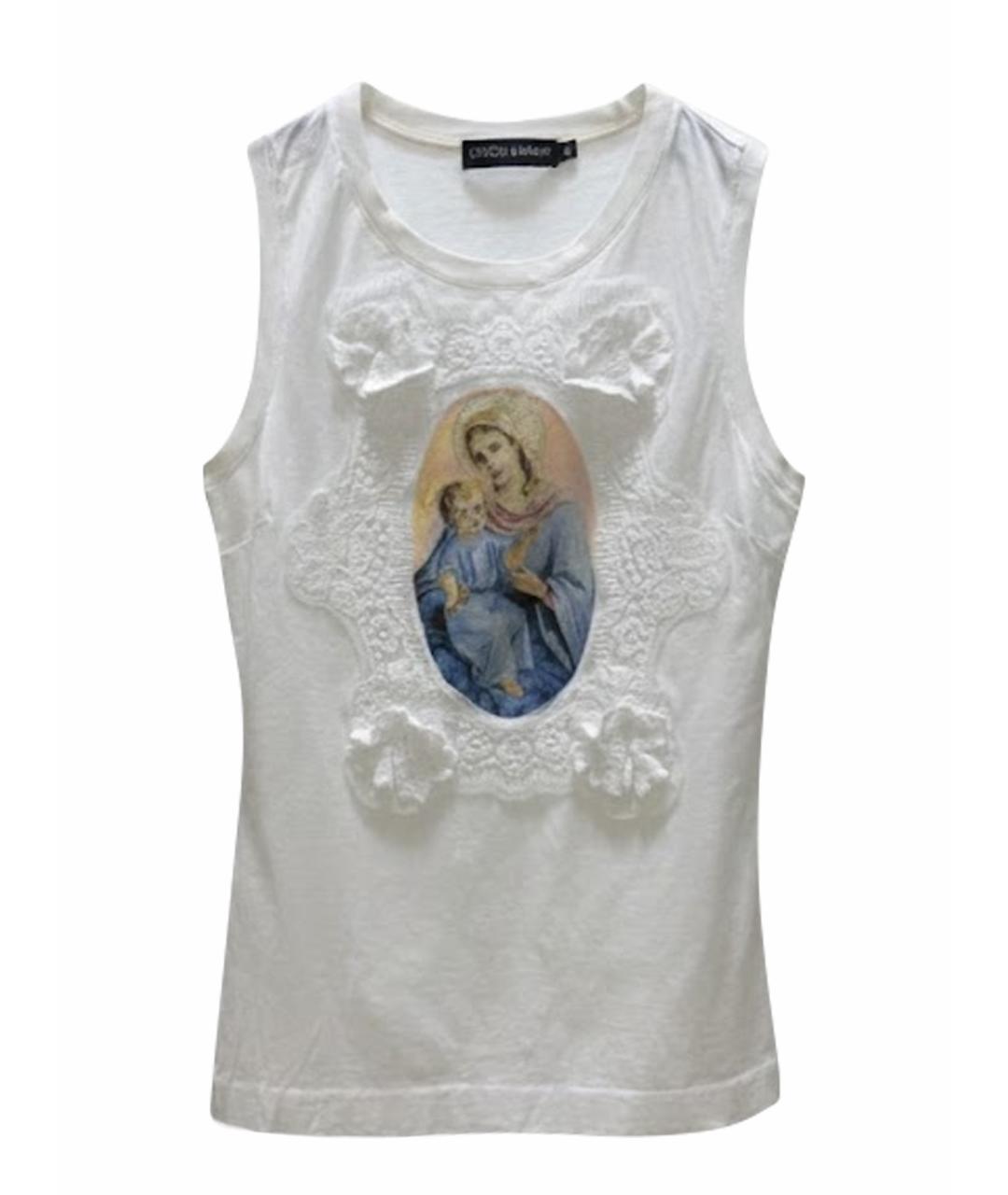 DOLCE&GABBANA Белая майка, фото 1