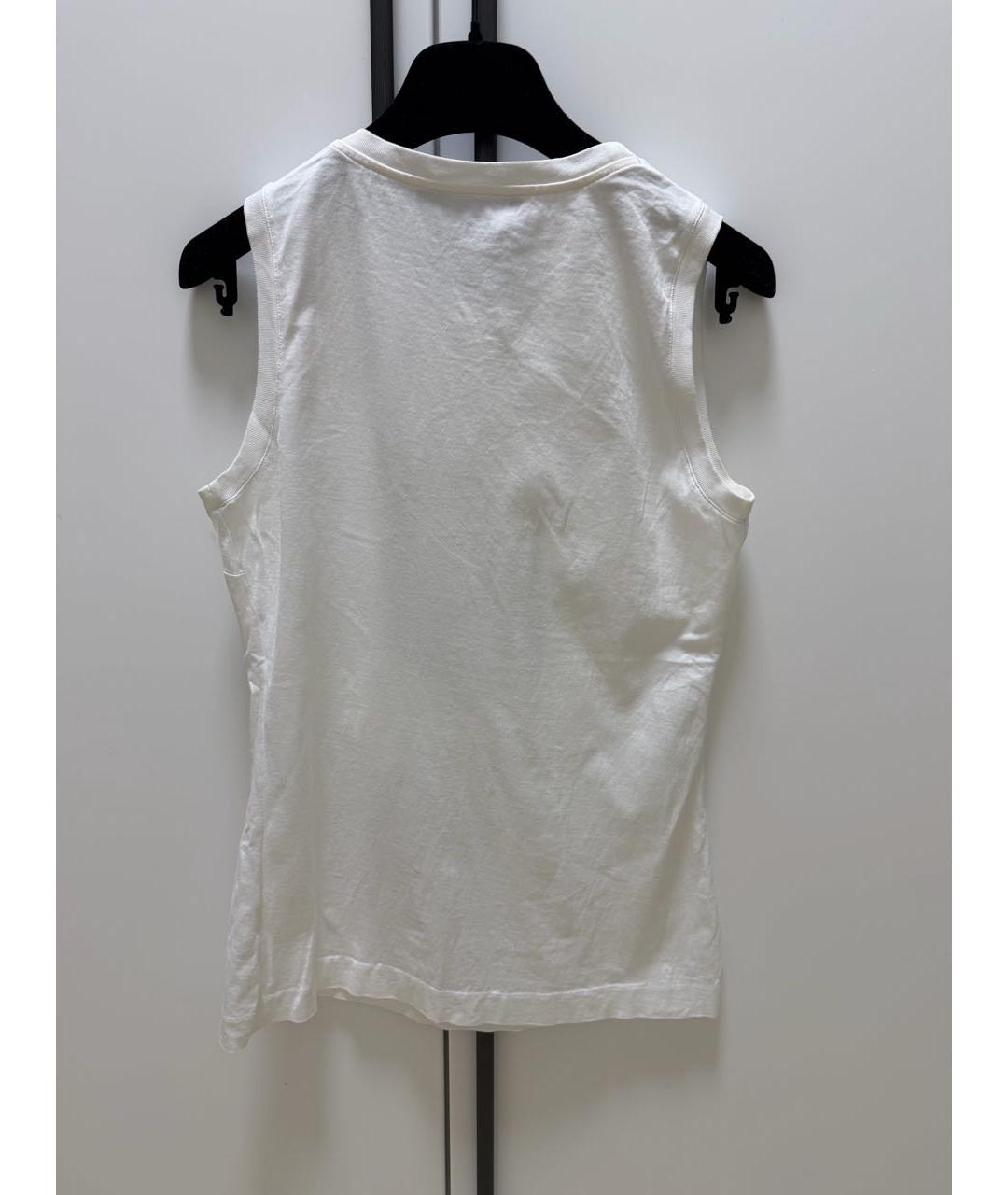 DOLCE&GABBANA Белая майка, фото 4