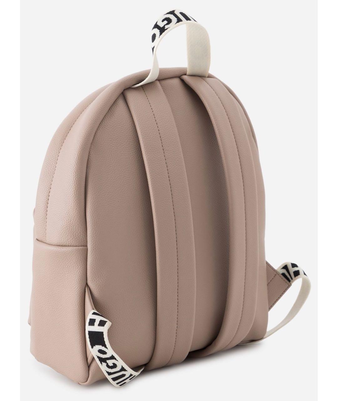 HUGO BOSS Бежевый рюкзак из искусственной кожи, фото 2