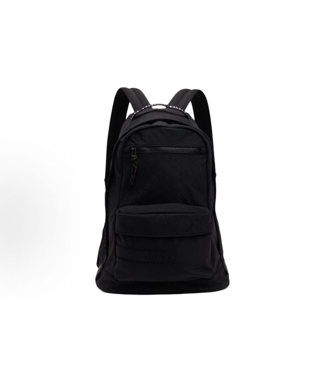 HUGO BOSS Черный тканевый рюкзак, фото 4