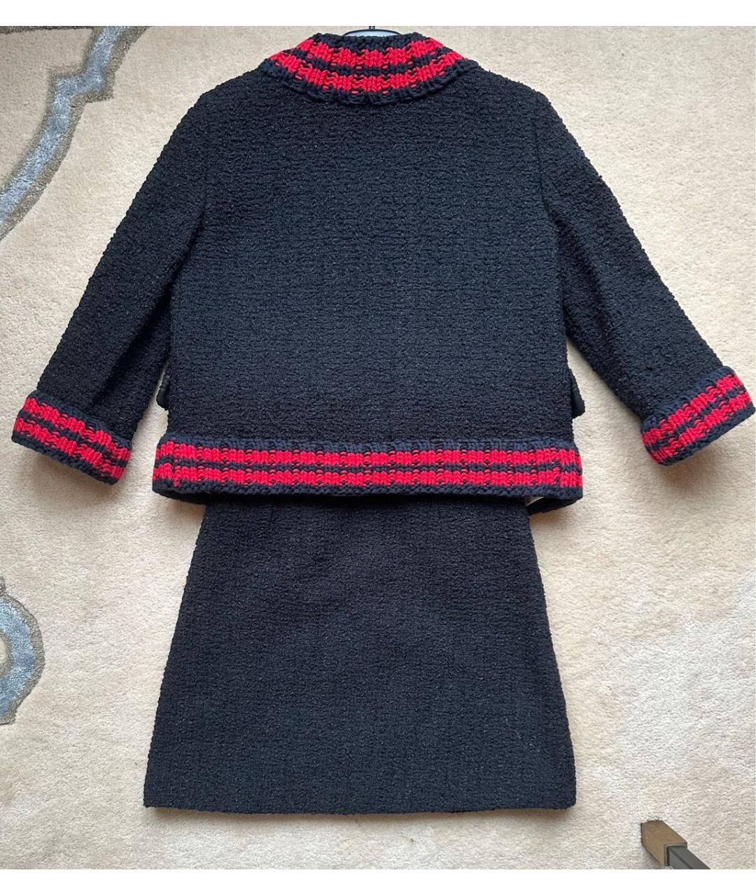 GUCCI Темно-синий костюм с юбками, фото 5