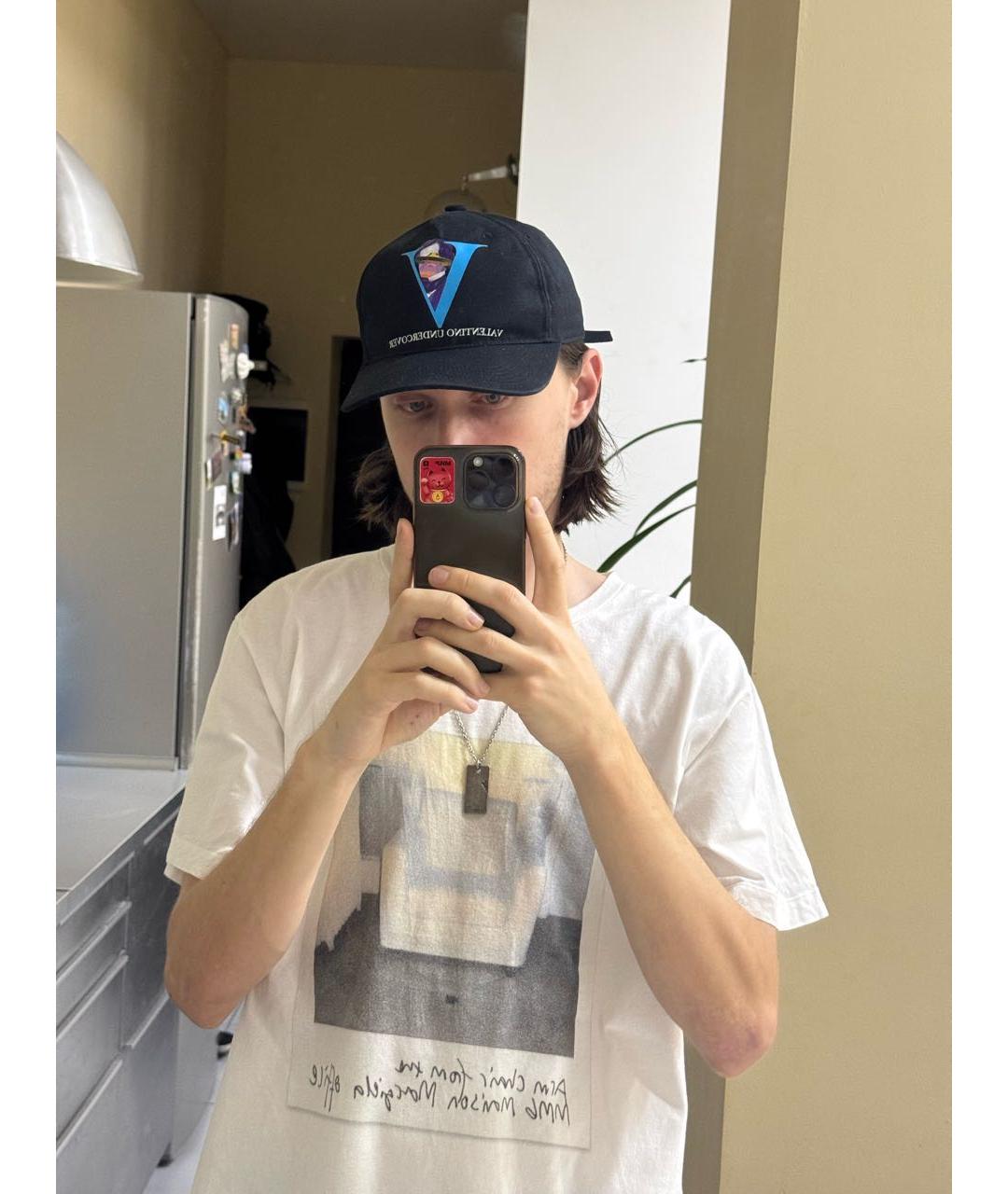 UNDERCOVER Черная хлопковая кепка/бейсболка, фото 4