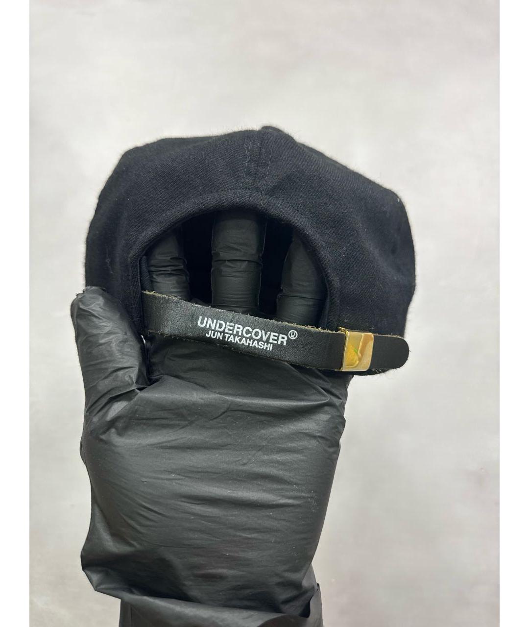 UNDERCOVER Черная шерстяная кепка/бейсболка, фото 4
