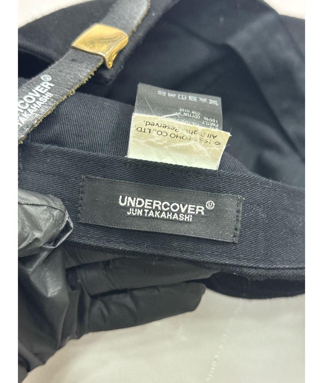 UNDERCOVER Черная шерстяная кепка/бейсболка, фото 7