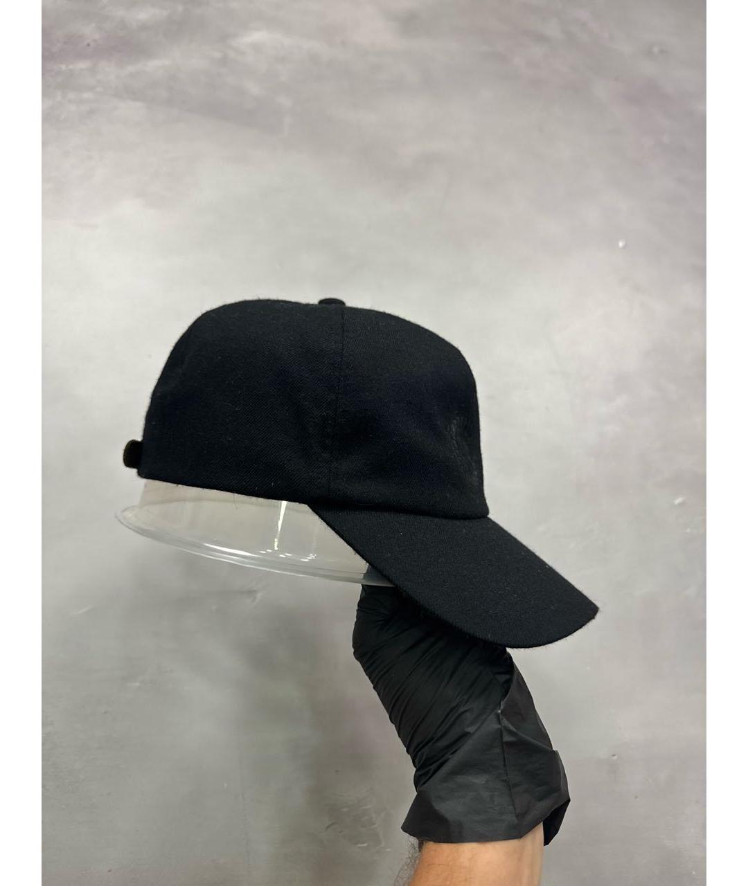 UNDERCOVER Черная шерстяная кепка/бейсболка, фото 3