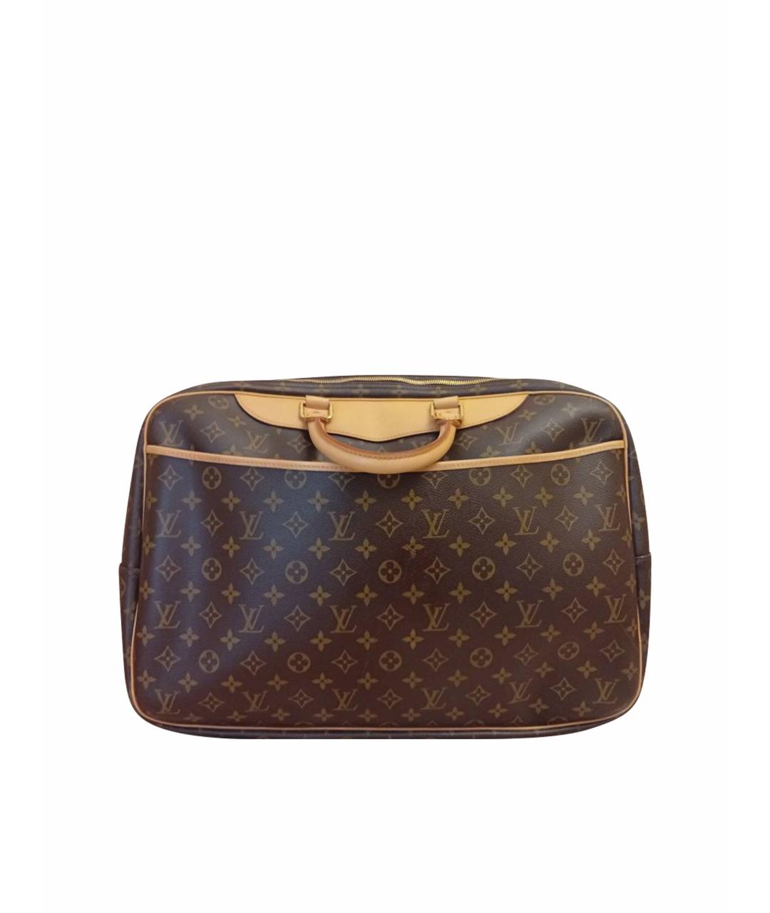 LOUIS VUITTON Коричневая кожаная дорожная/спортивная сумка, фото 1