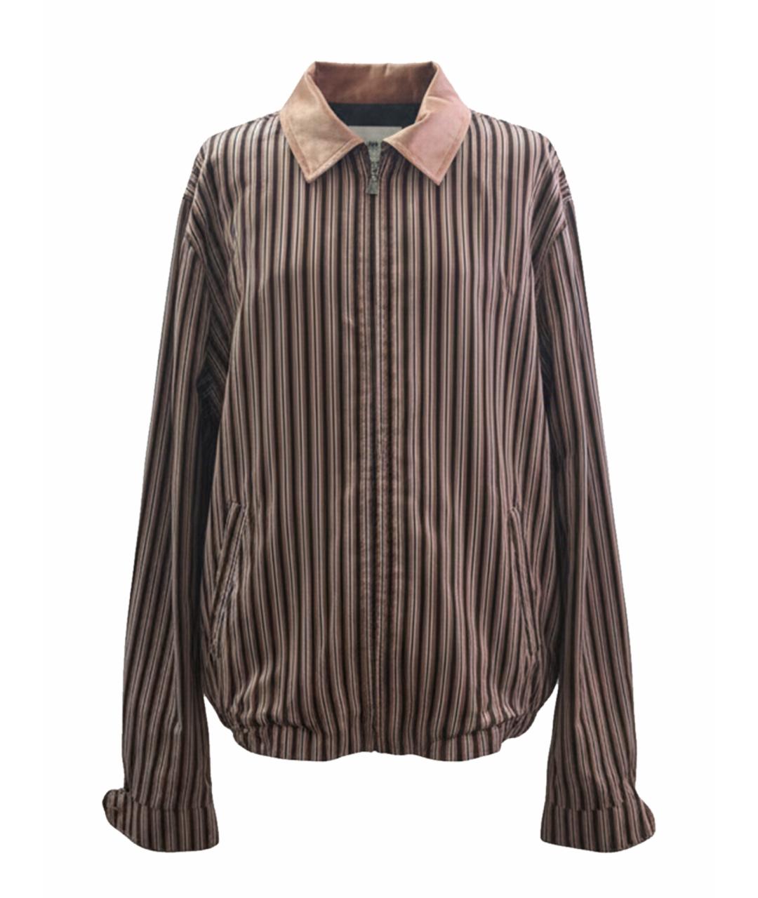 BOTTEGA VENETA Коричневая шелковая куртка, фото 1