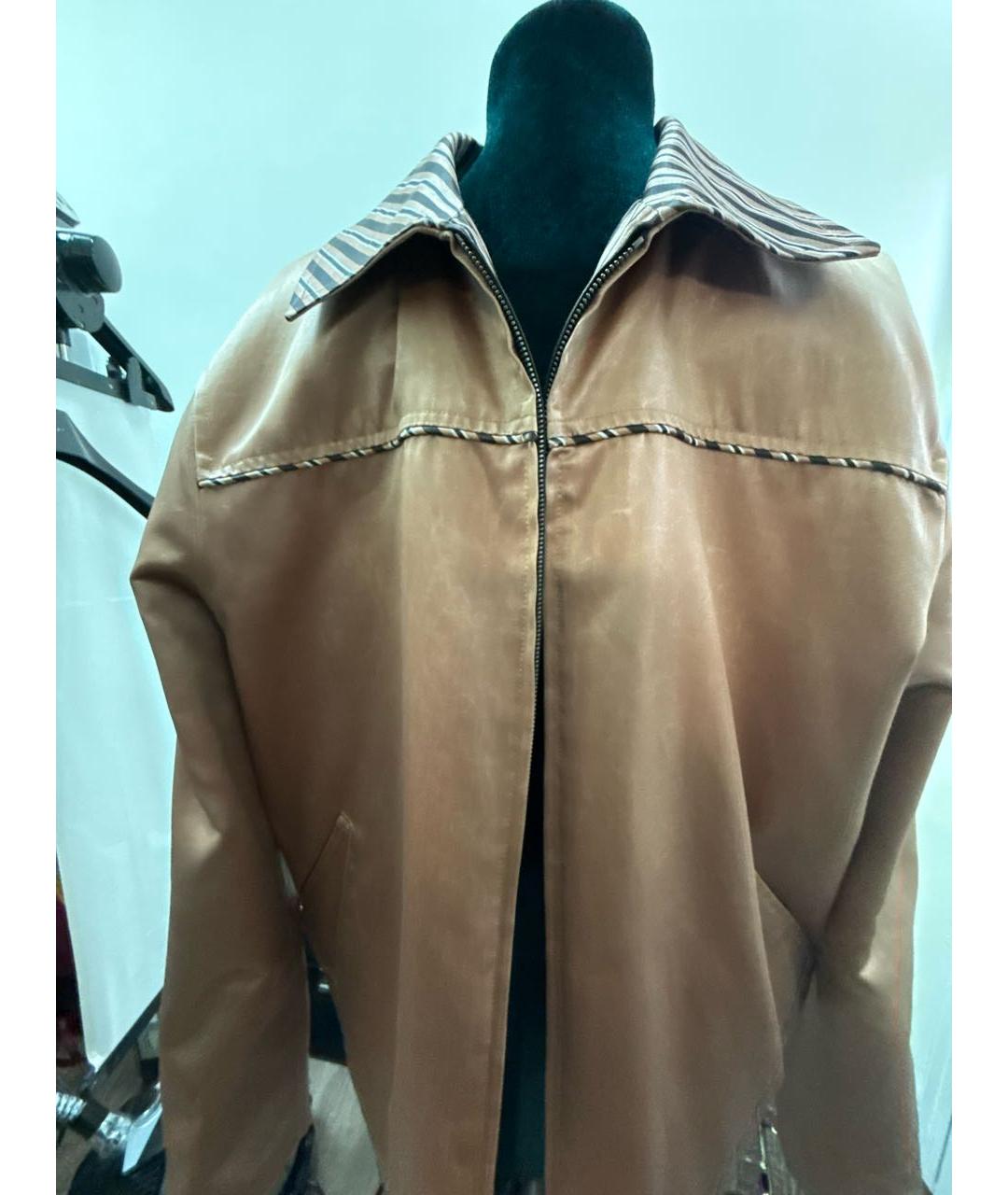 BOTTEGA VENETA Коричневая шелковая куртка, фото 5