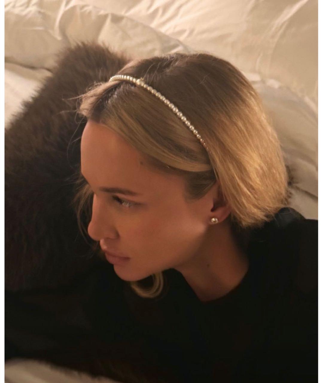 CHANEL Белый ободок, фото 6