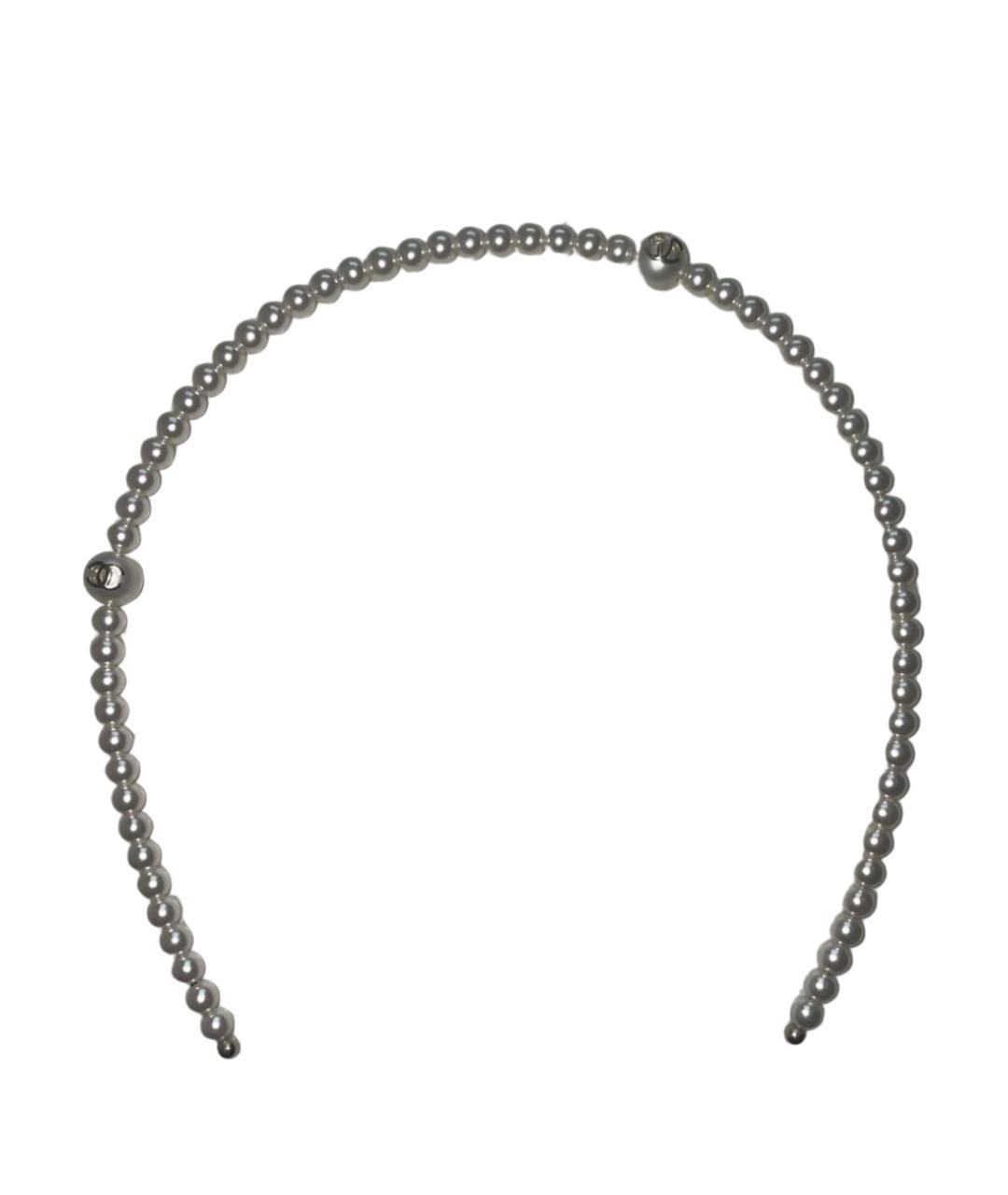 CHANEL Белый ободок, фото 1