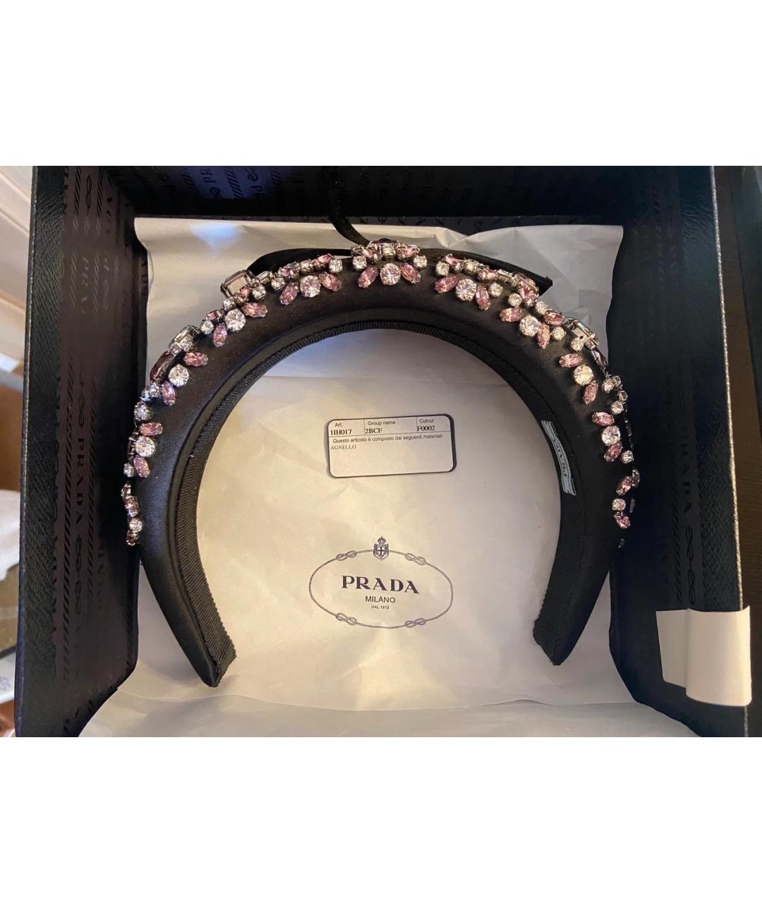 PRADA Черный ободок, фото 5