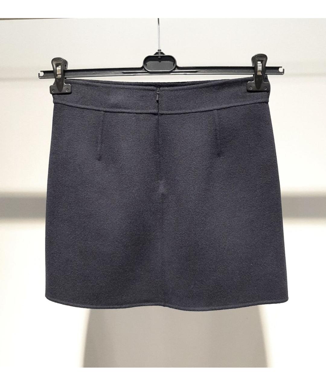 'S MAX MARA Серая юбка мини, фото 3