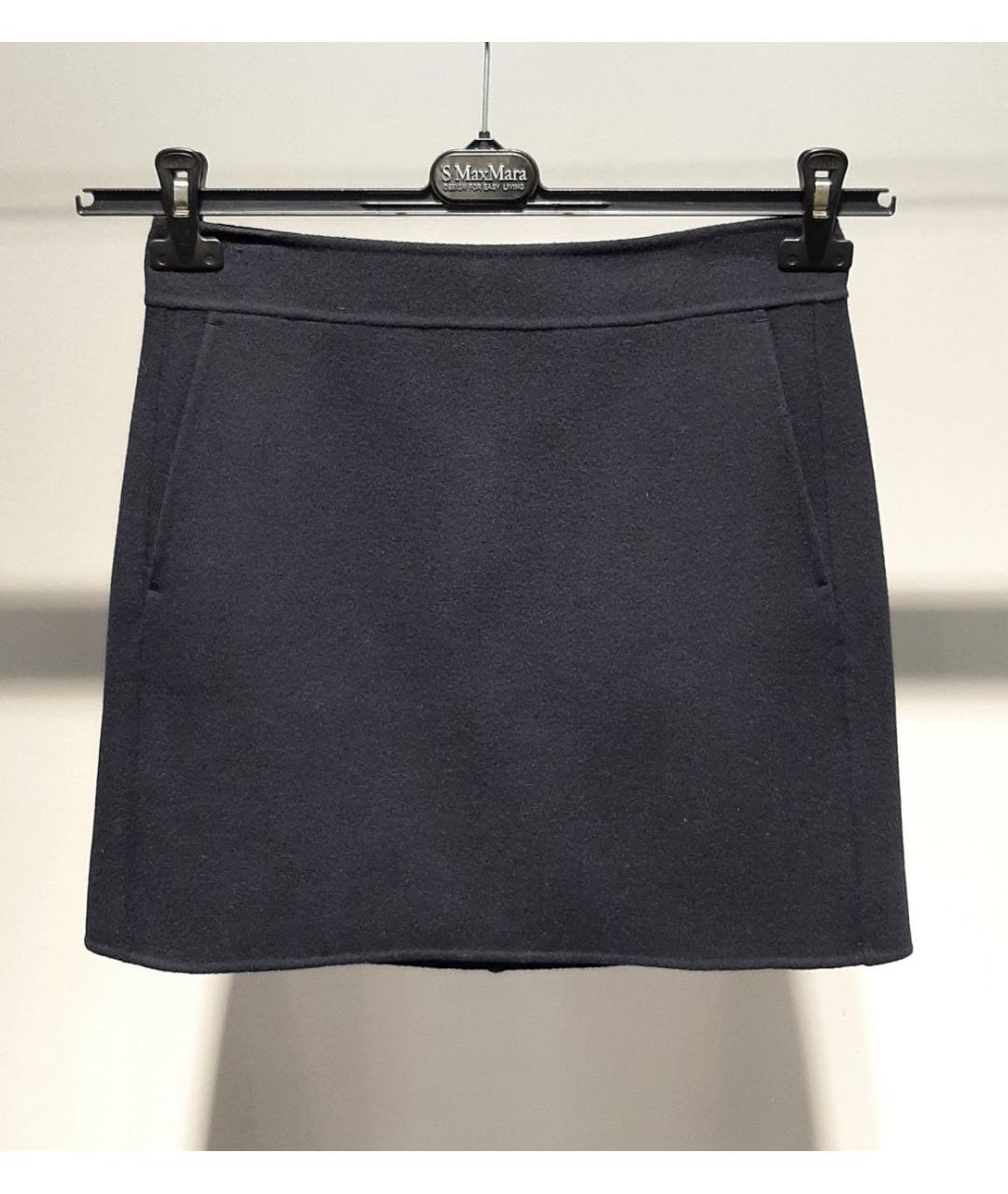 'S MAX MARA Серая юбка мини, фото 2