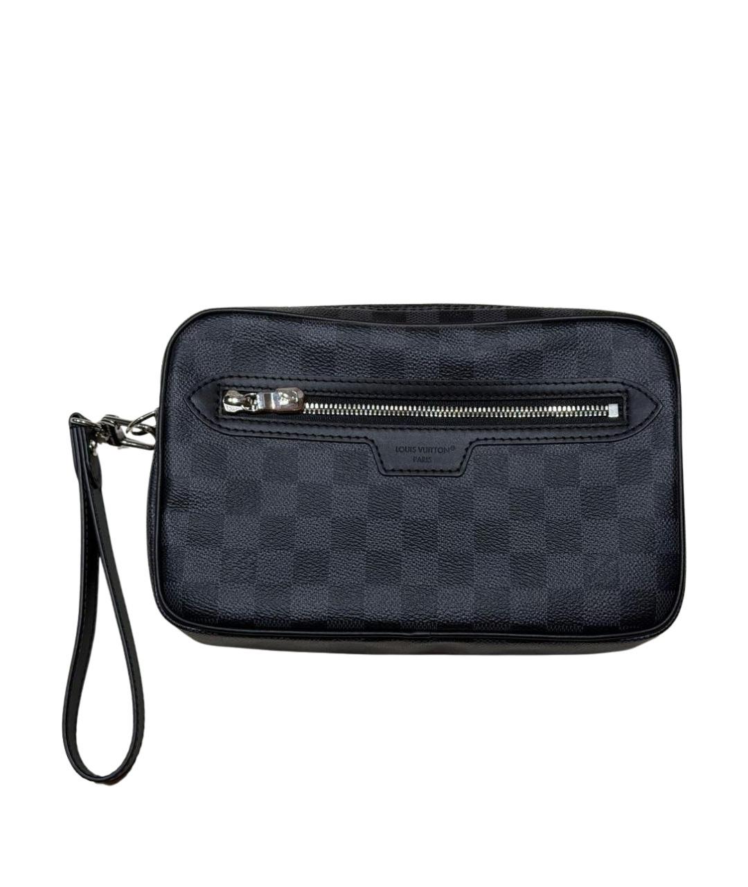 LOUIS VUITTON Серая барсетка, фото 1