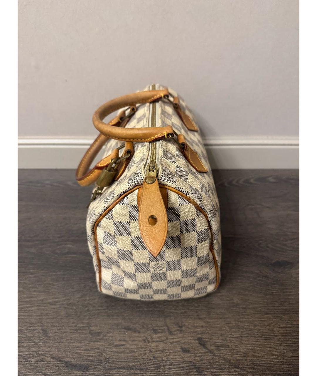 LOUIS VUITTON Бежевая сумка с короткими ручками, фото 2