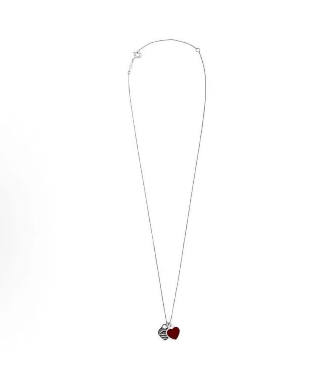 TIFFANY&CO Красная серебряная подвеска, фото 3