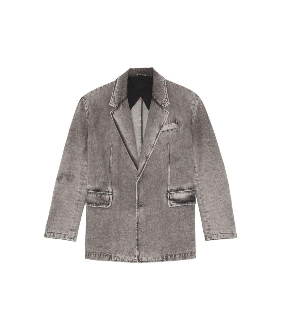 DIESEL Серый деним жакет/пиджак, фото 7