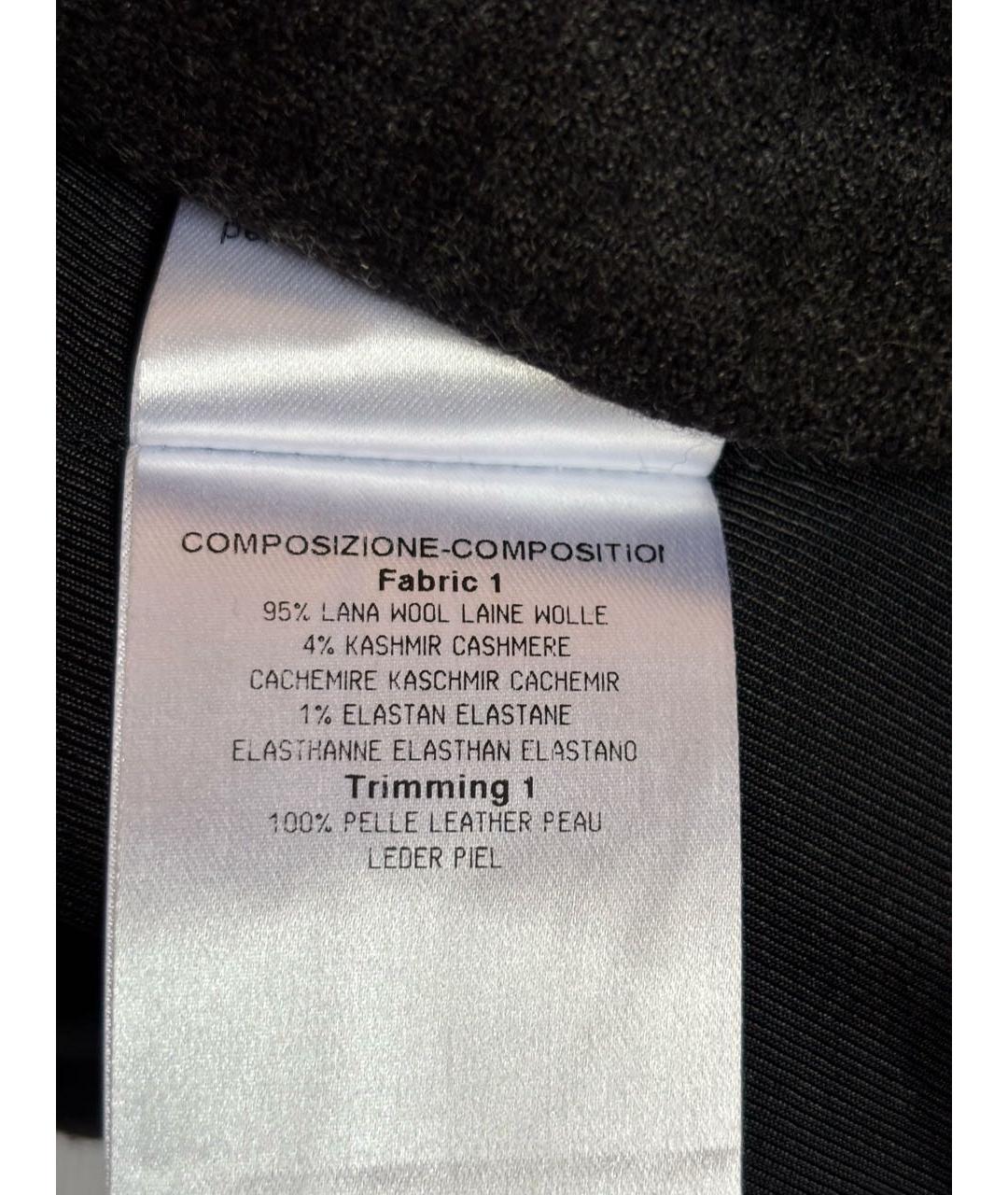 GUCCI Серый шерстяной жакет/пиджак, фото 7