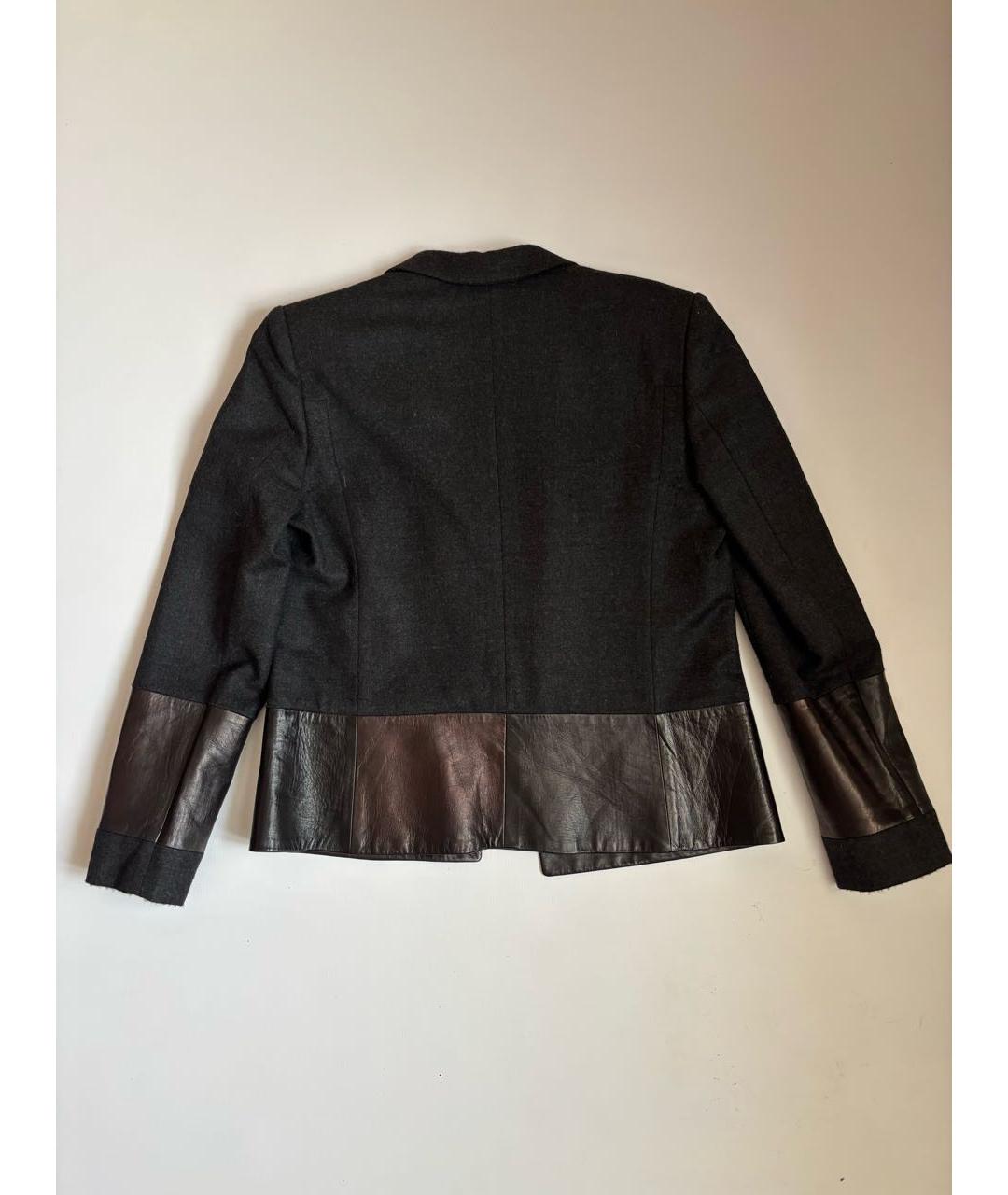 GUCCI Серый шерстяной жакет/пиджак, фото 2