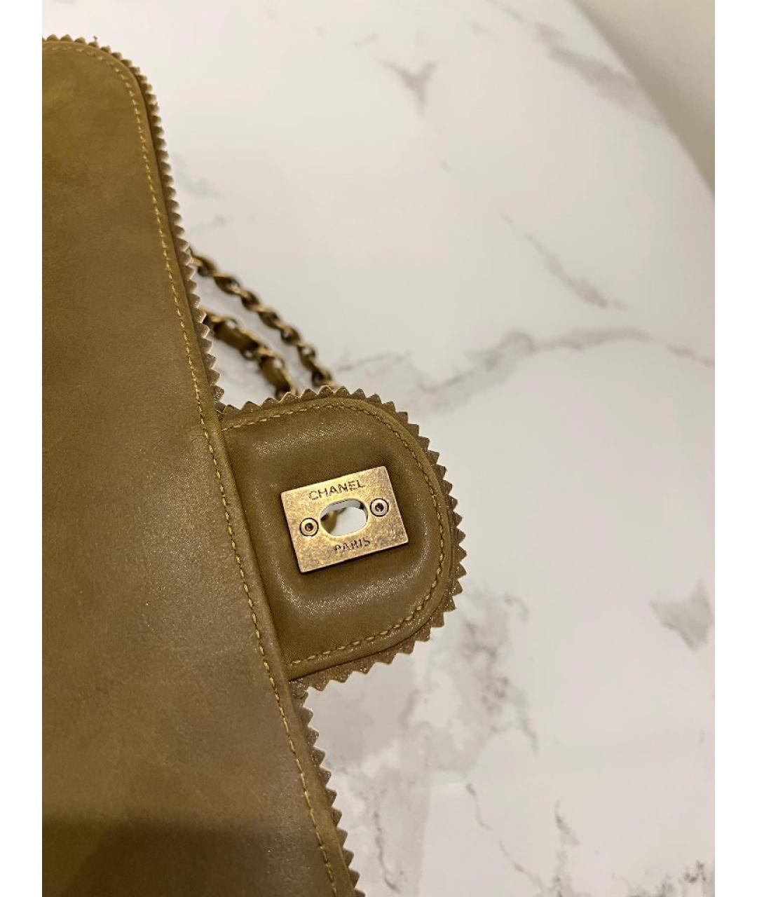 CHANEL Хаки сумка через плечо, фото 7