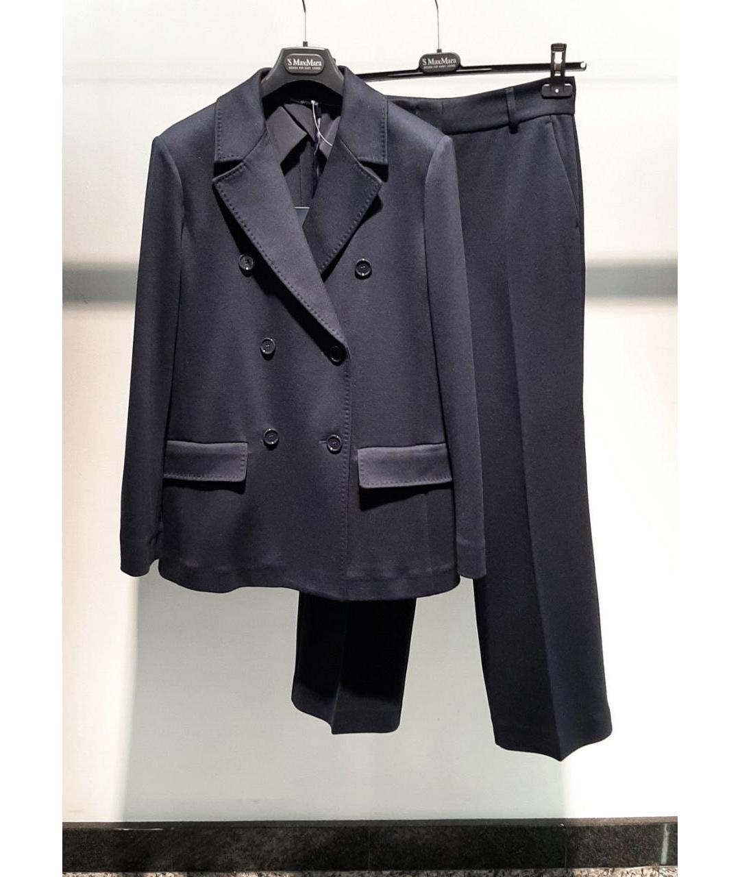 'S MAX MARA Черный костюм с брюками, фото 3