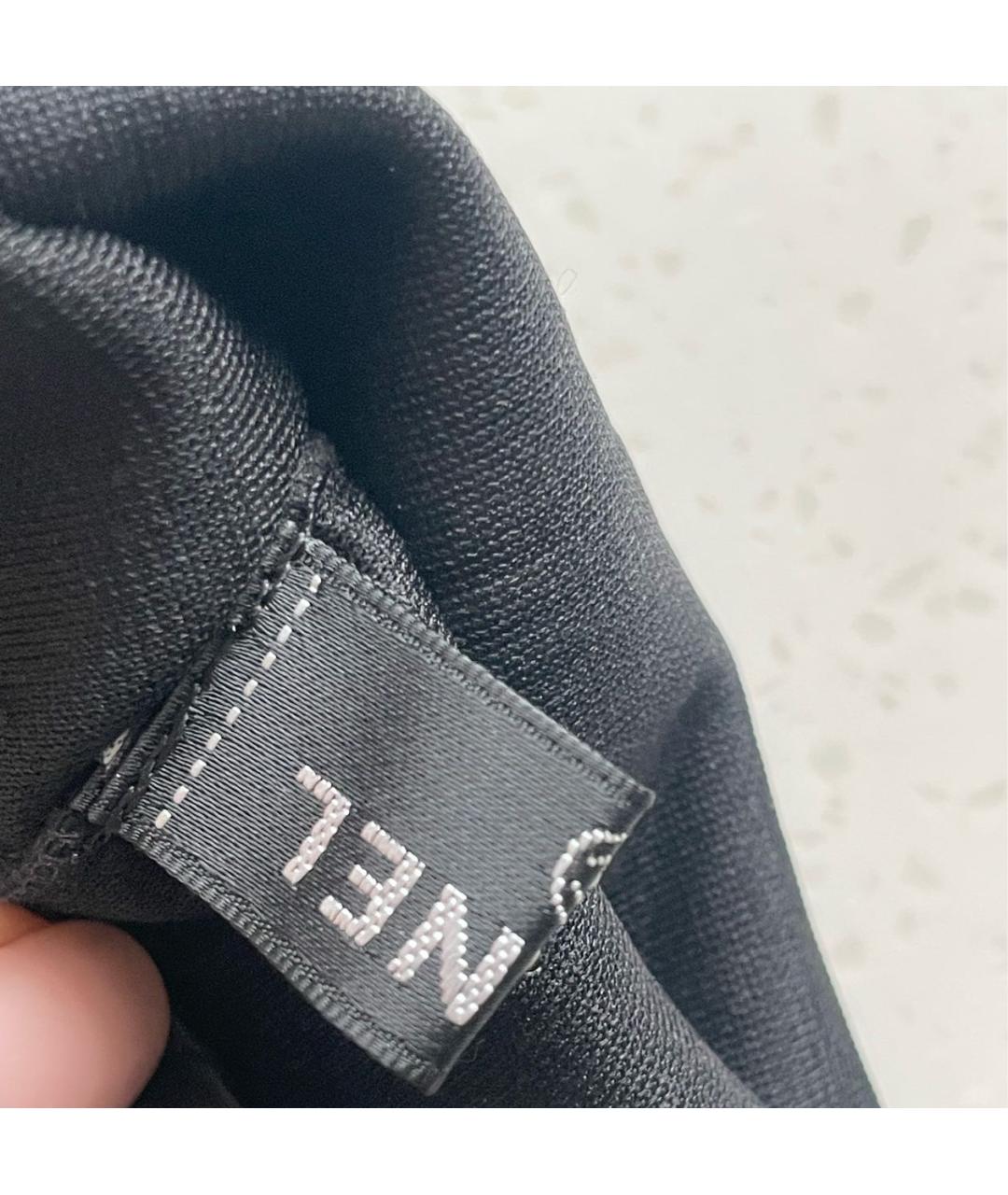 CHANEL Черные кожаные митенки, фото 6