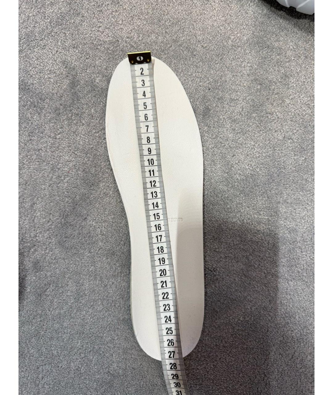 ALEXANDER MCQUEEN Белые кожаные кроссовки, фото 7