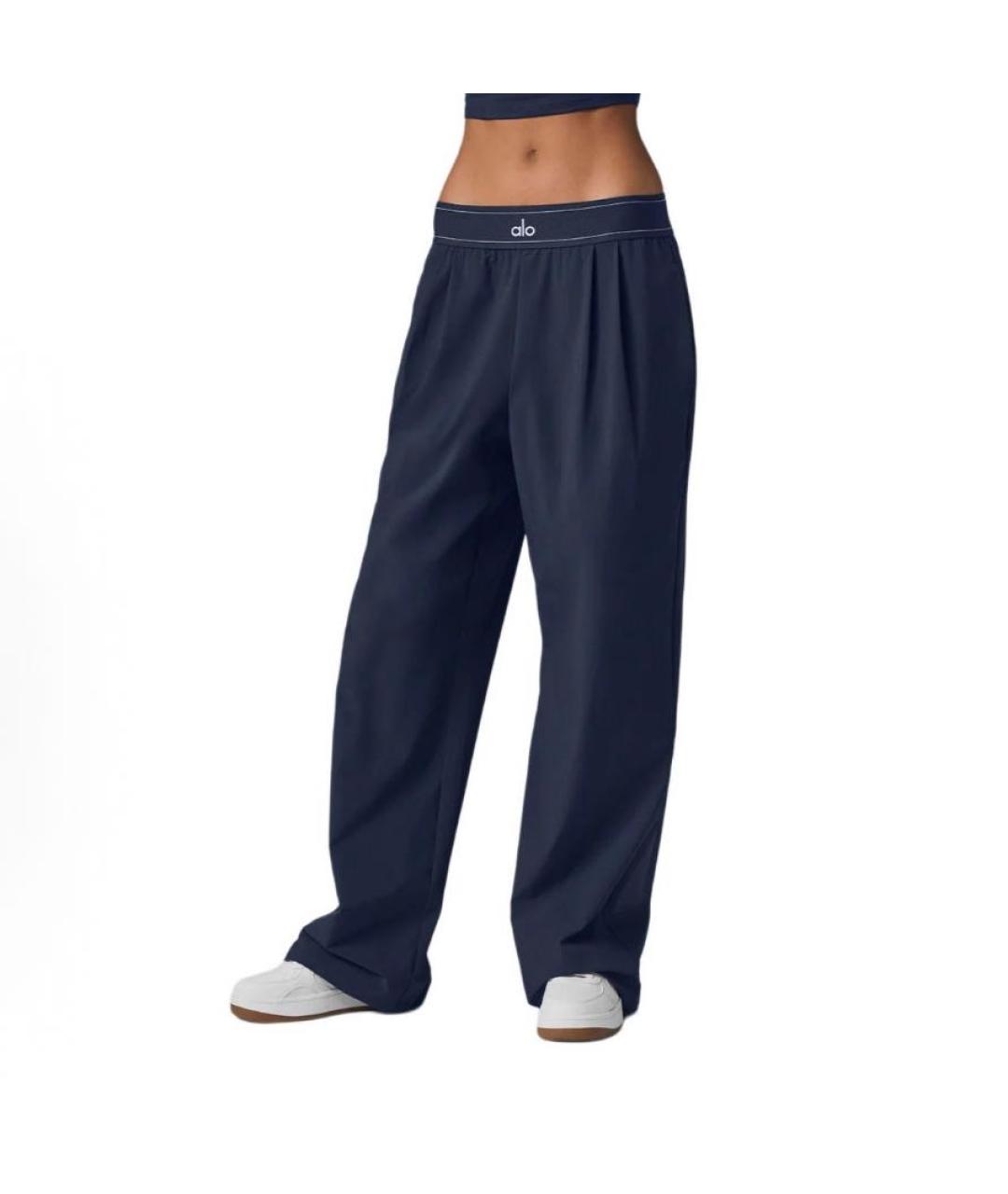 ALO YOGA Темно-синие спортивные брюки и шорты, фото 2