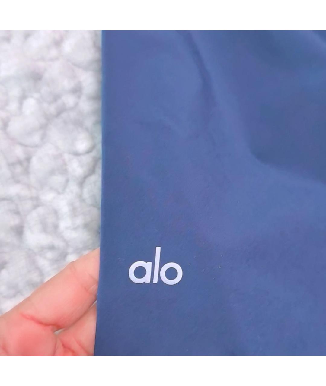 ALO YOGA Темно-синие спортивные брюки и шорты, фото 6