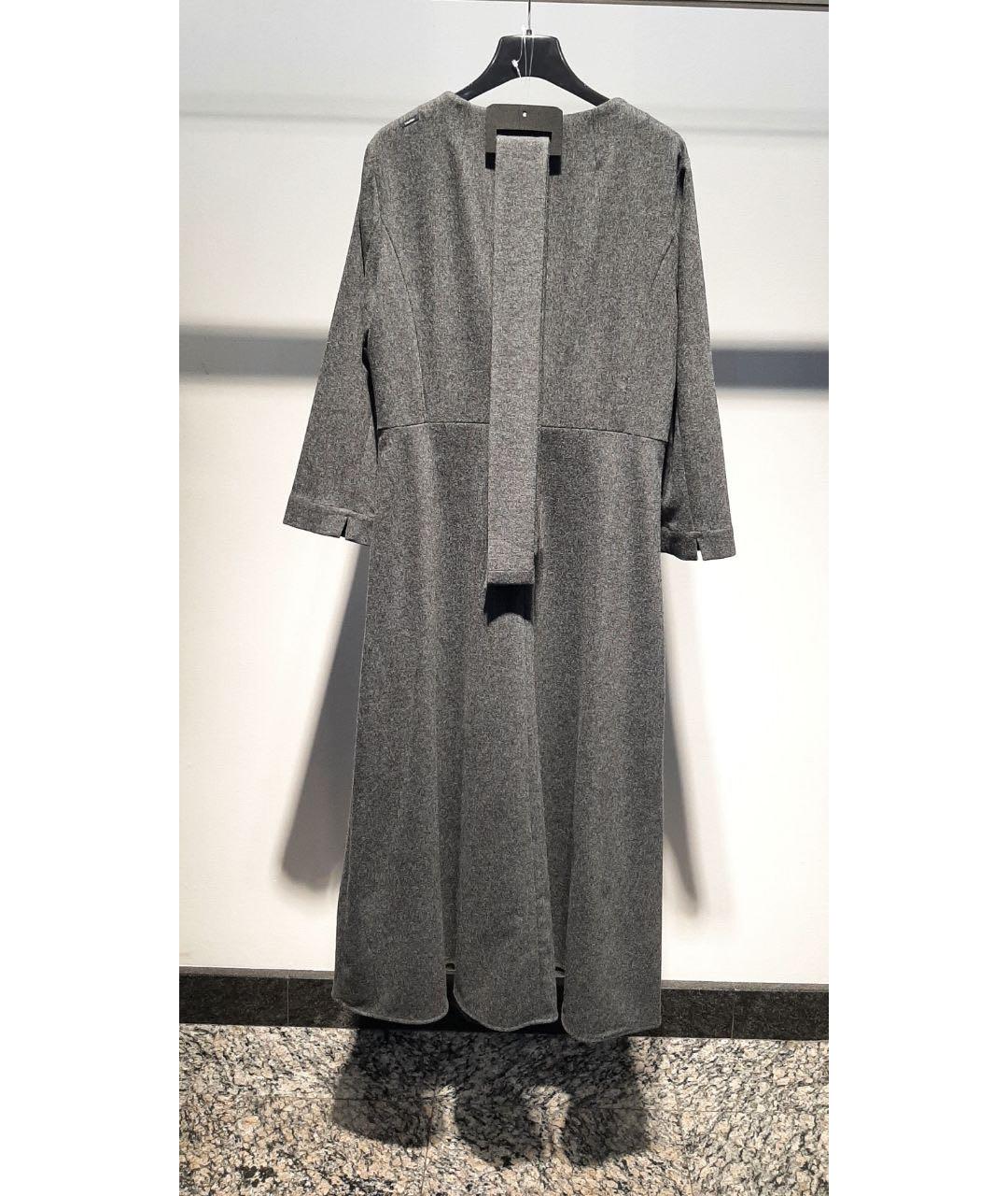 'S MAX MARA Серое повседневное платье, фото 2