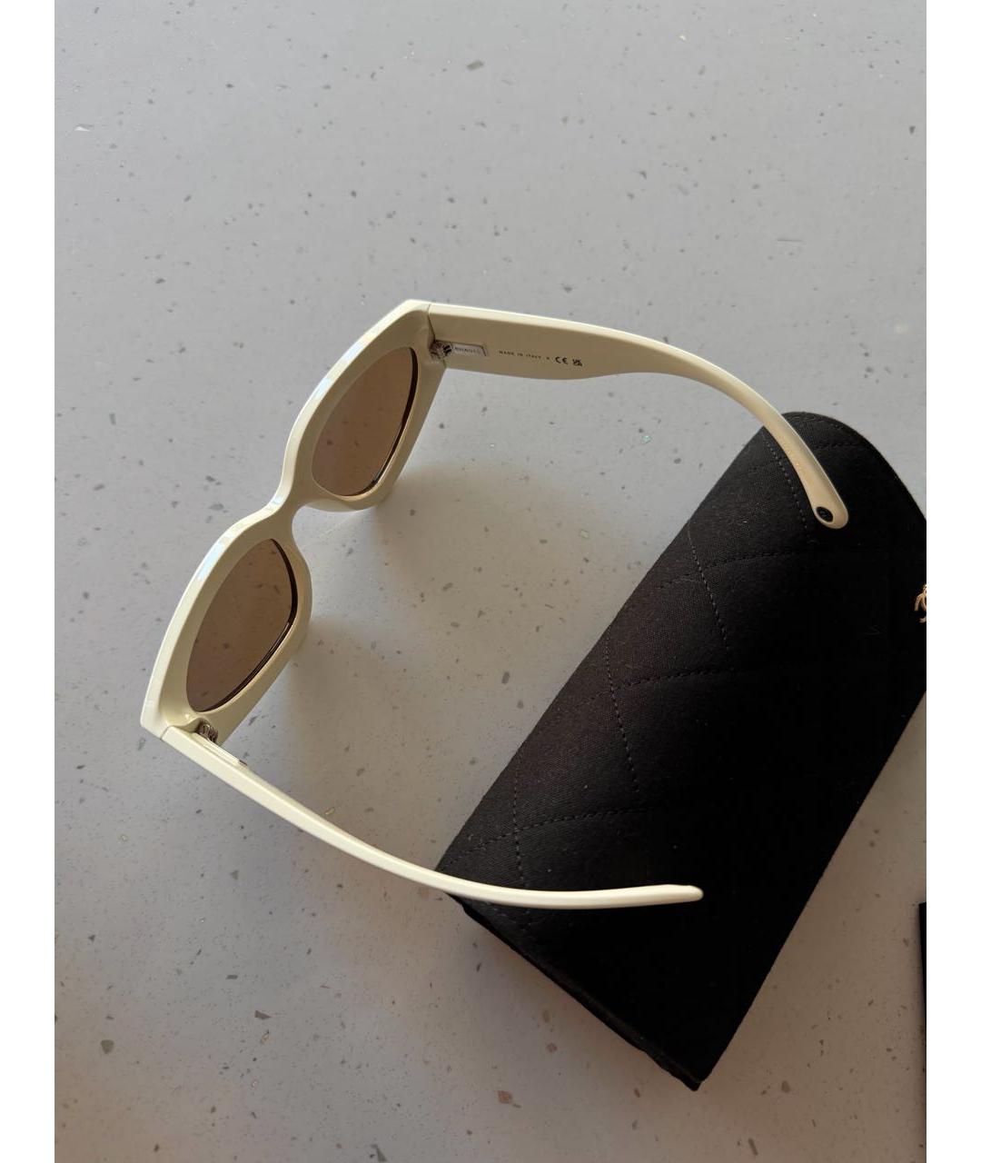 CHANEL Черные пластиковые солнцезащитные очки, фото 7