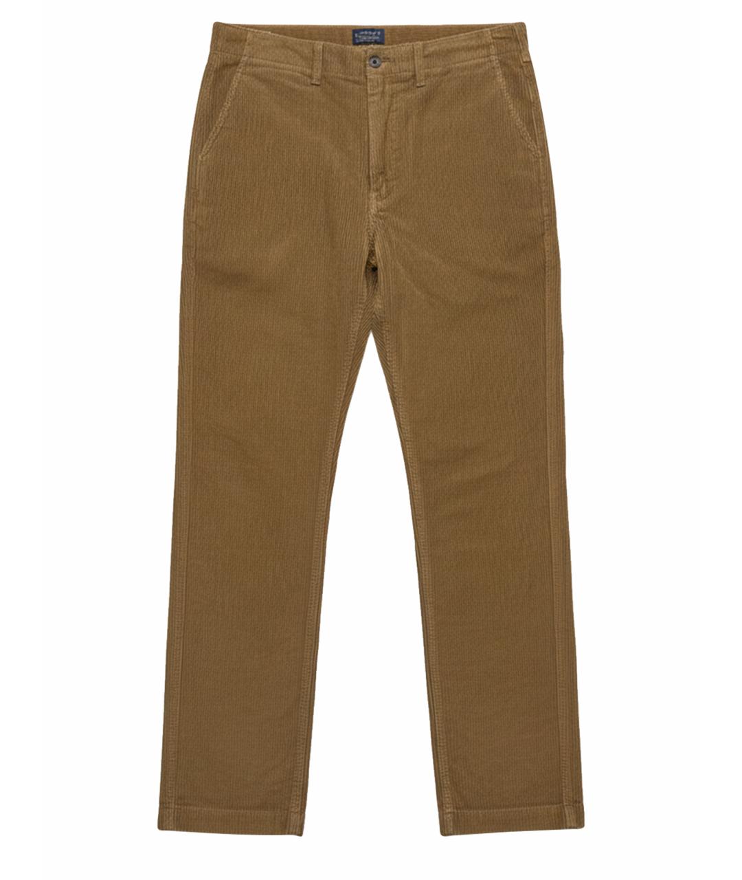 LEVI'S Коричневые хлопковые повседневные брюки, фото 1