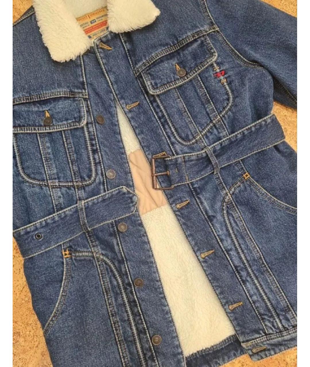 DIESEL Голубая деним куртка, фото 4