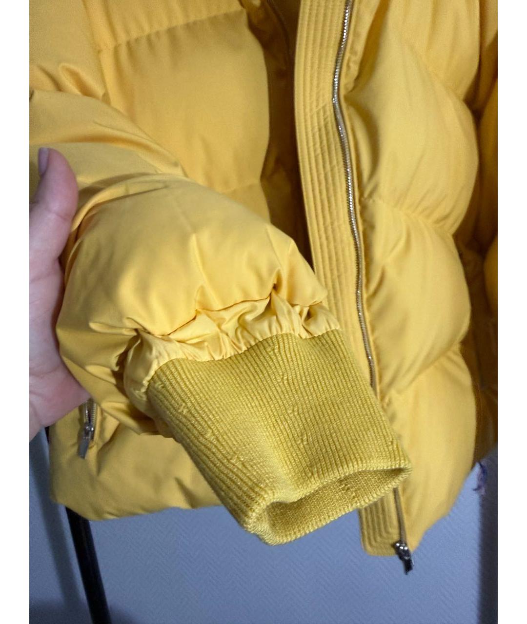 12 STOREEZ Желтый пуховик, фото 5