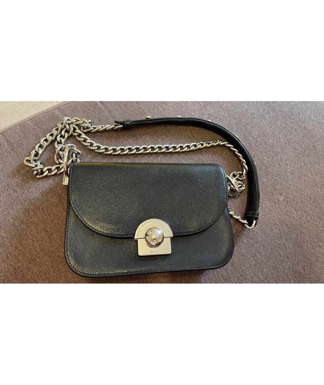 PRADA Черная кожаная сумка через плечо, фото 3