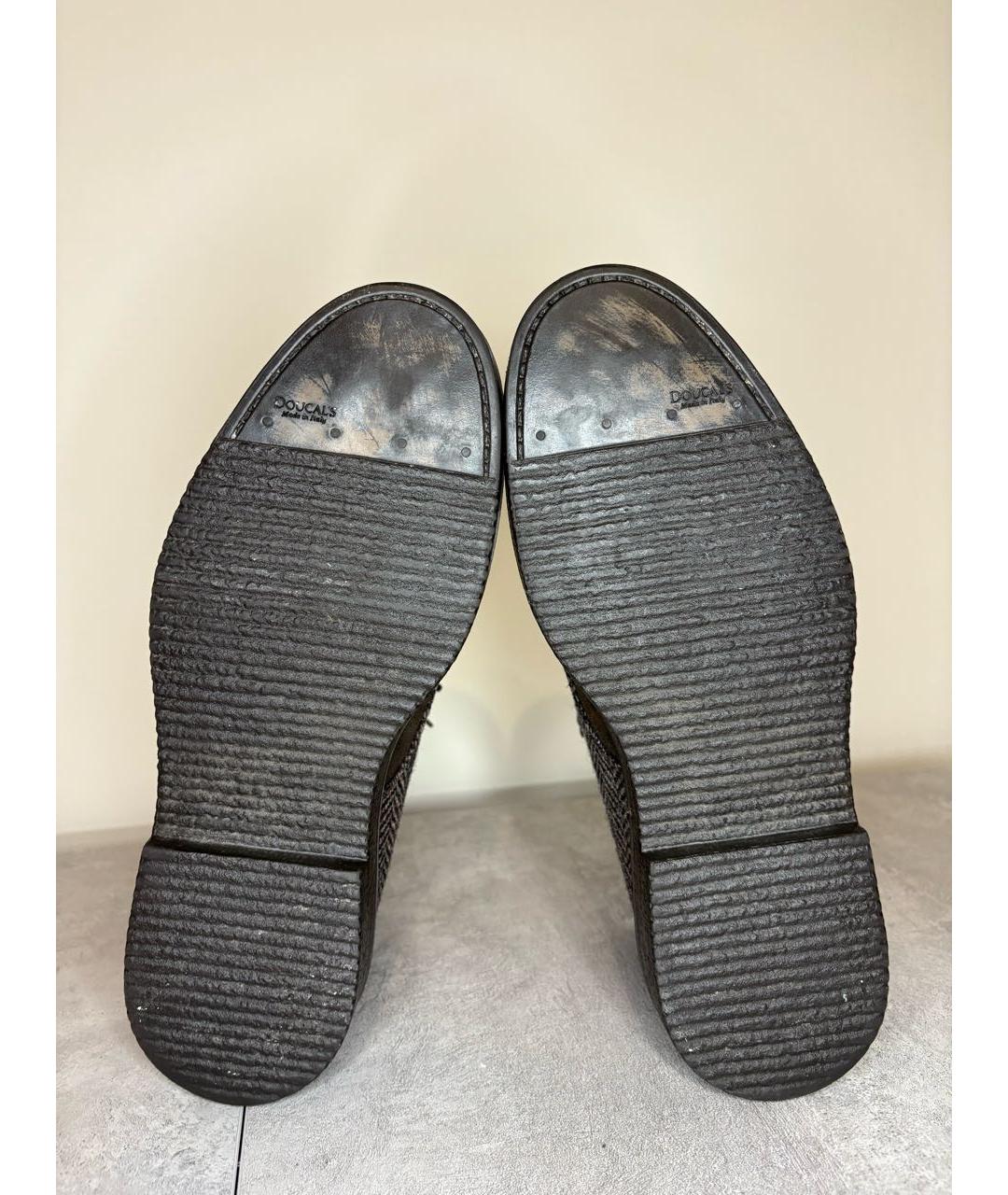 DOUCAL'S Коричневые текстильные высокие ботинки, фото 5