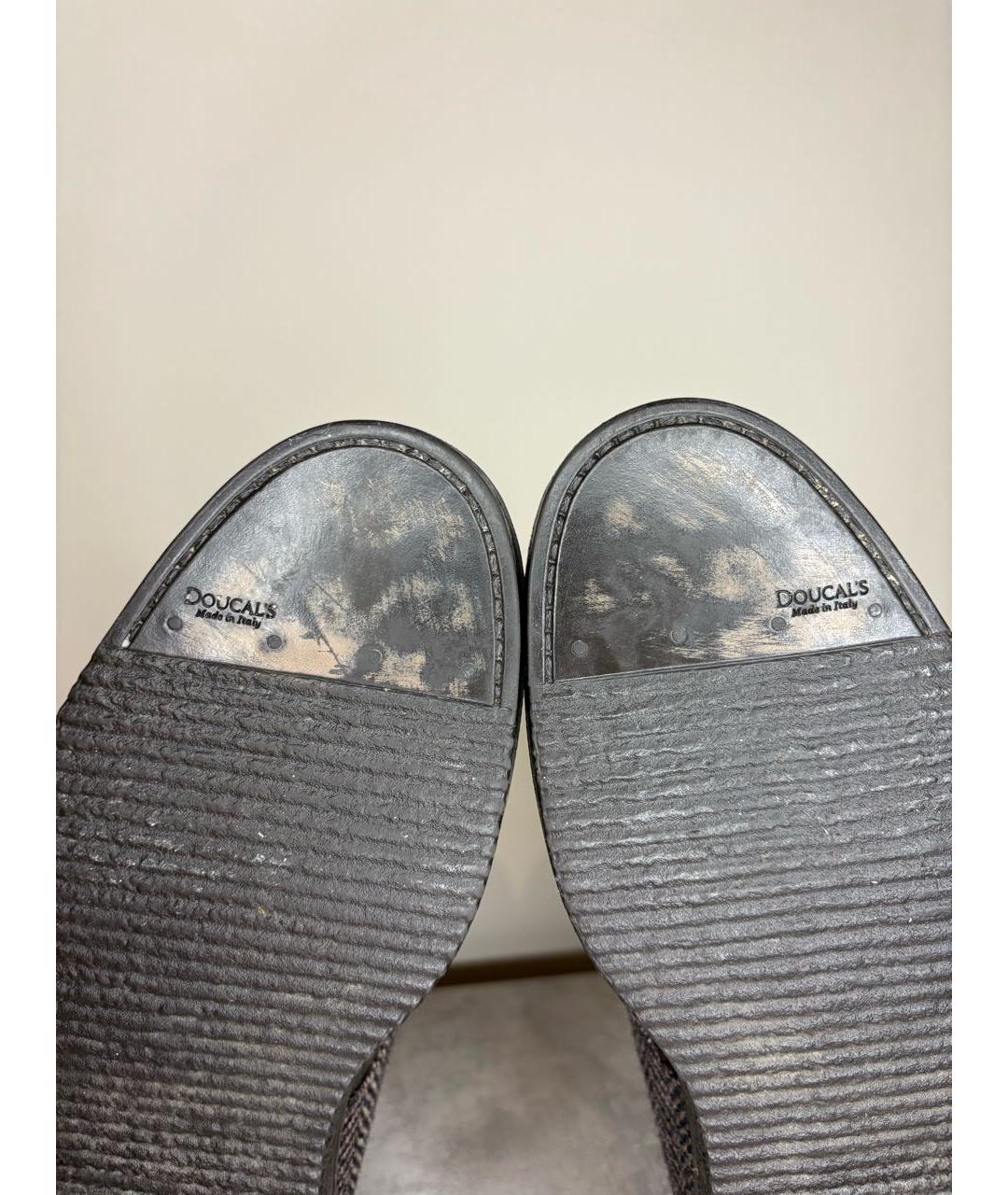 DOUCAL'S Коричневые текстильные высокие ботинки, фото 7