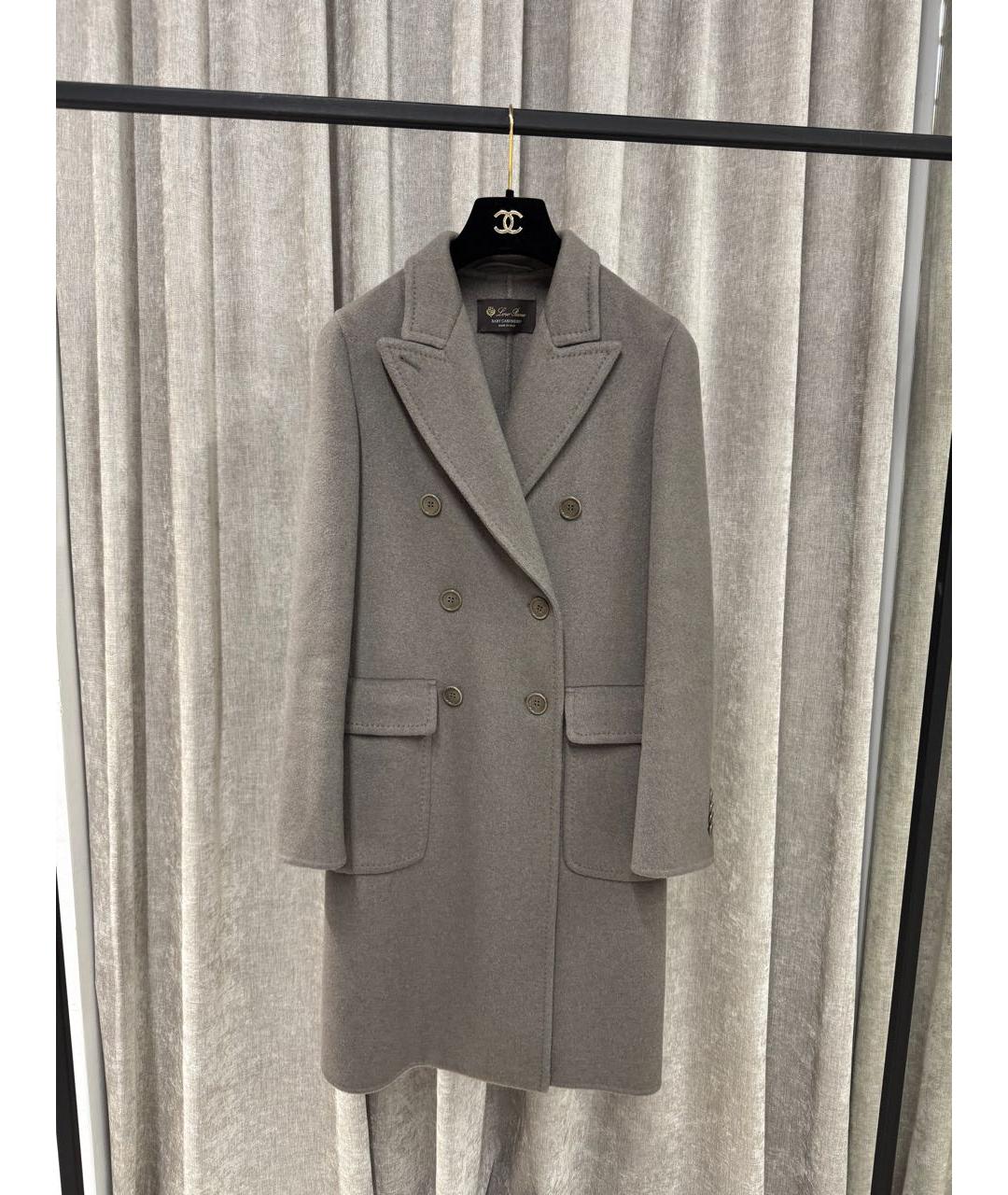 LORO PIANA Бежевое кашемировое пальто, фото 5