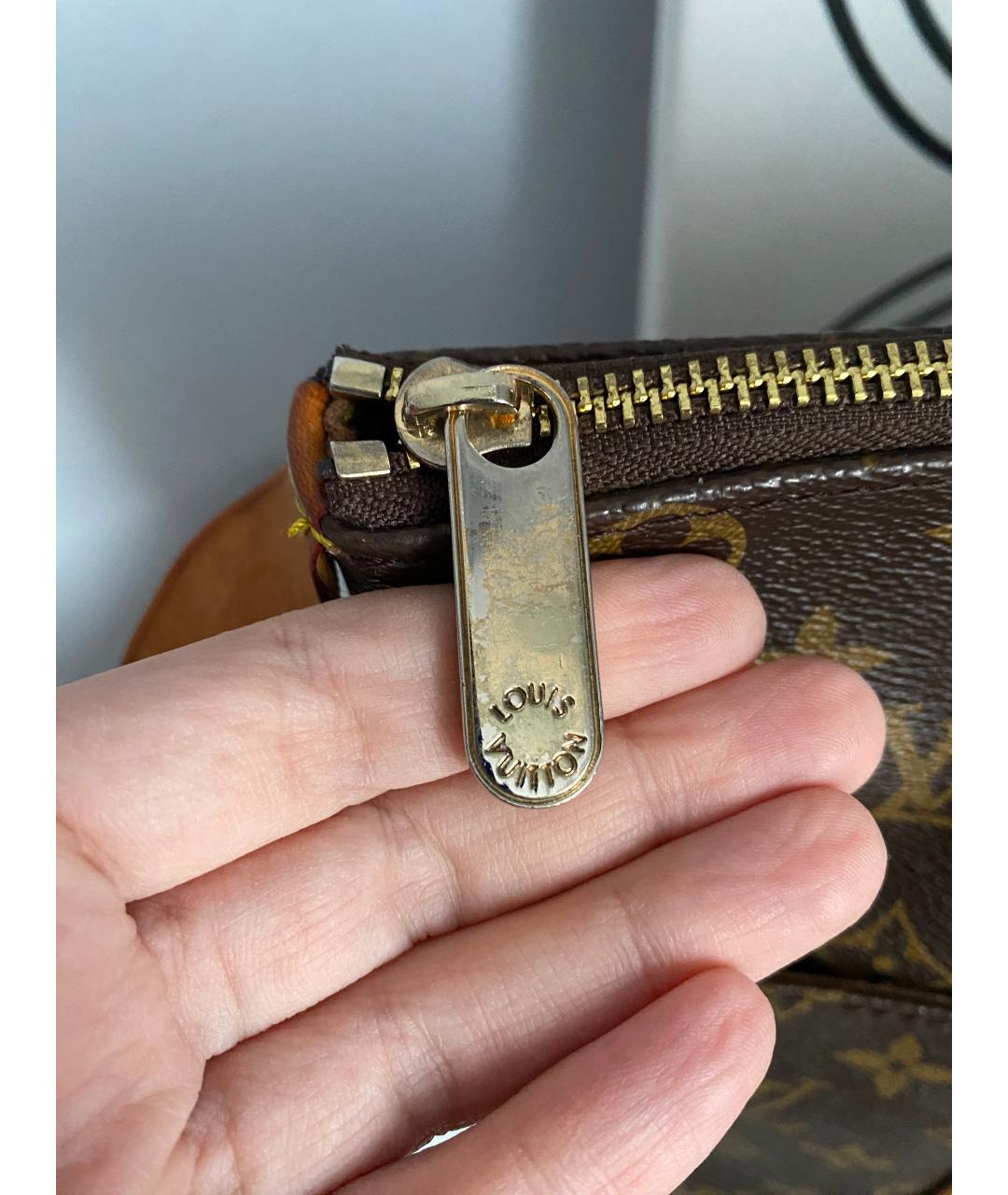 LOUIS VUITTON Коричневая сумка тоут, фото 4