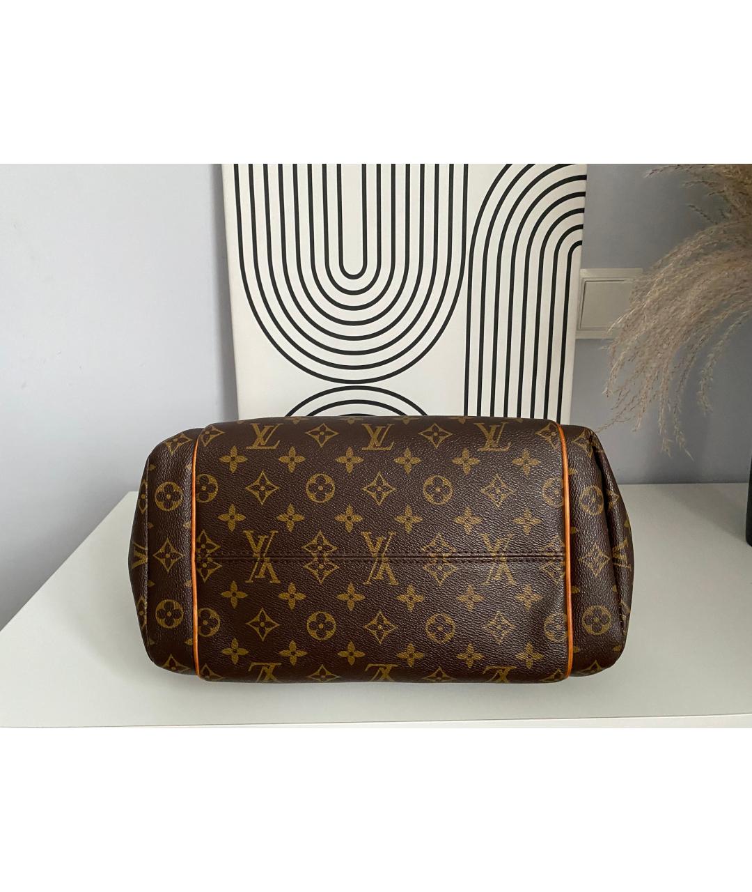 LOUIS VUITTON Коричневая сумка тоут, фото 3