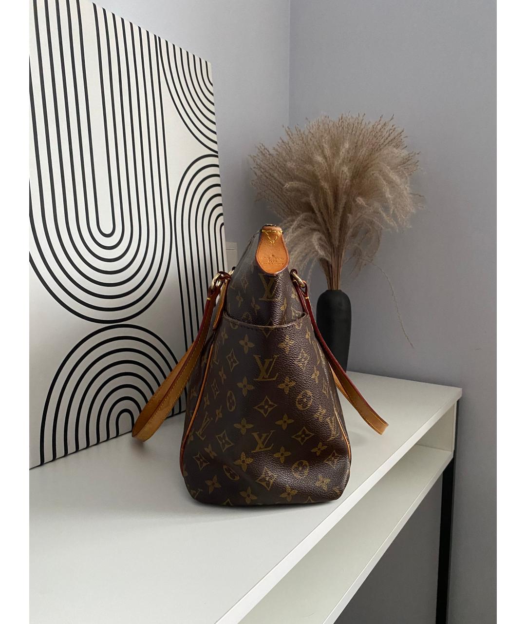 LOUIS VUITTON Коричневая сумка тоут, фото 2