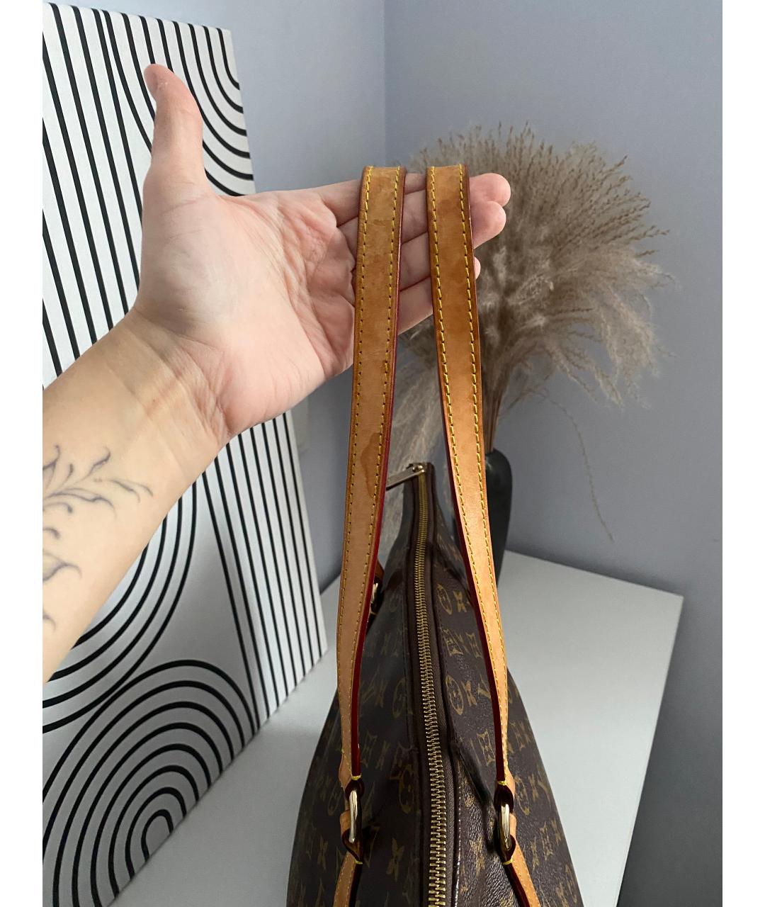 LOUIS VUITTON Коричневая сумка тоут, фото 5