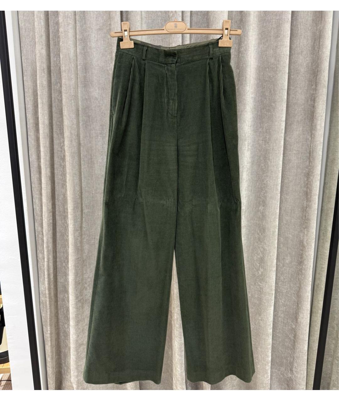 LORO PIANA Хаки хлопковый костюм с брюками, фото 2